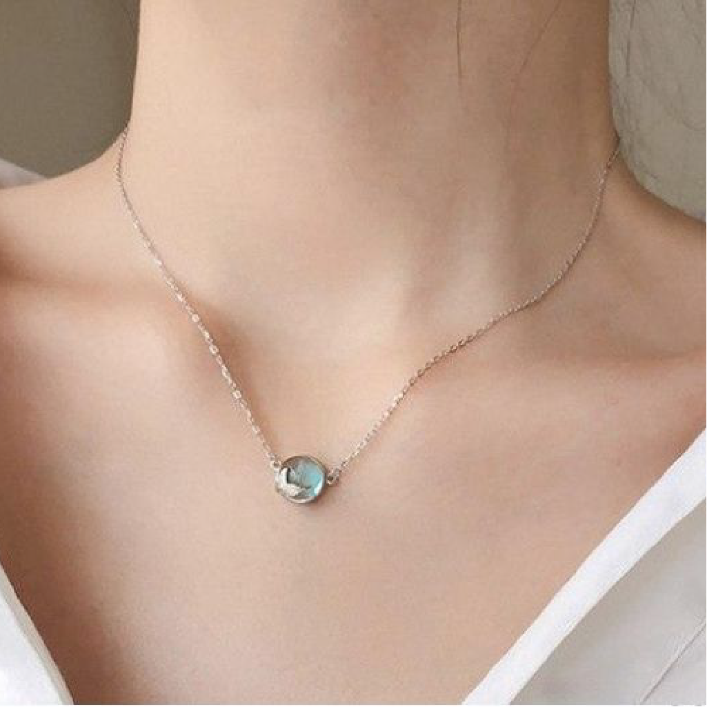 Whale Tail Ocean Pendant – Polished 925 Silver